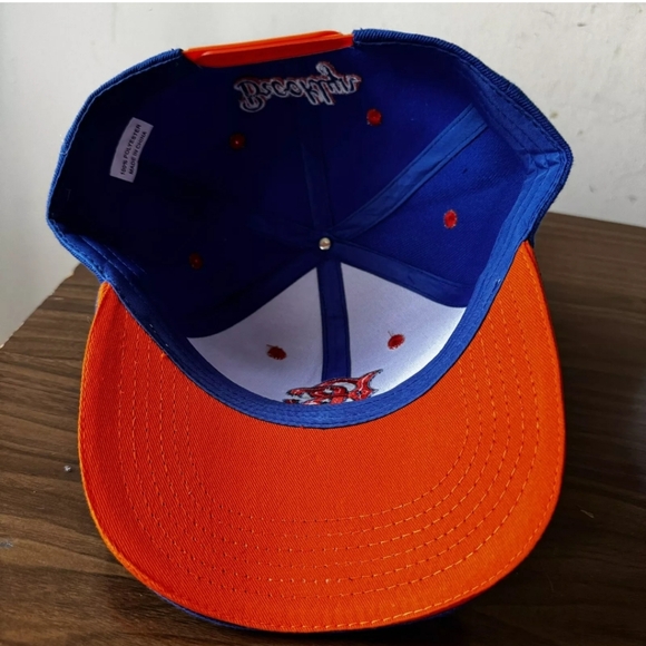 BROOKLYN CYCLONES BASEBALL HAT SNAPBACK BLUE WHITE ORANGE CAP ADJUSTABLE OSFA - Picture 6 of 7
